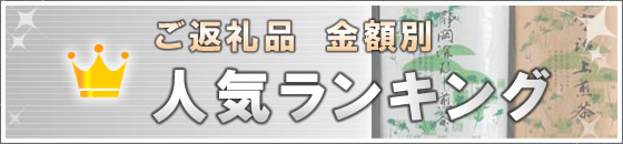 返礼品 金額別 人気ランキング